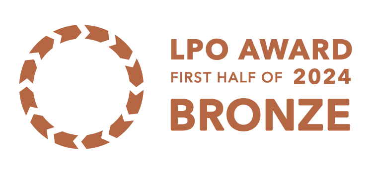 『LPO AWARD FIRST HALF OF 2024』でブロンズ賞を受賞しました
